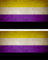 Akachafactory 2X Sticker Aufkleber Flaggen Flagge Fahne Vintage Non Binary