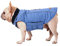 Hundemantel Winter Warme Jacke Weste, 7 Größen für Kleine Mittlere Große und Riesige Hunde, Winddicht Schneeanzug Hundekleidung Outfit Weste Haustiere Bekleidung (XL, BLAU)