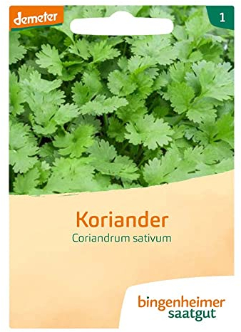 Bingenheimer Saatgut Koriander Coriandrum sativum demeter bio für ca. 5 m²
