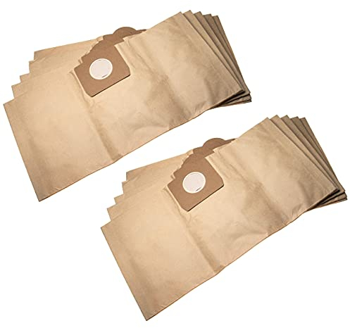 vhbw 10x Staubsaugerbeutel Ersatz für Kärcher 6.904051.0, 6.904-051.0, 69040510, 6904-0510 für Staubsauger - Papier, 56cm x 28,35cm, sandfarben