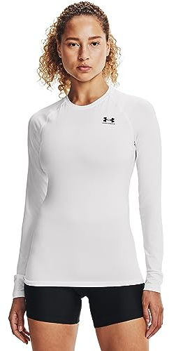 Under Armour Damen HeatGear Armour Langarm-t-Shirt Sweatshirt mit Rundhalsausschnitt