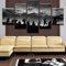 104Tdfc Leinwandbild 5 Teile Bilder Herr der Ringe-Filme Trilogie-Filme 5 teilige Wandbilder Wandbilder Kunstdruck 150X80cm Mit Rahmen Vlies Leinwanddrucke Leinwandbilder Cadeau d'Halloween