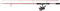 Mitchell Tanager Red Spinnrute und Rollen Combo - Raubfisch-Spinnfischen - Hecht, Zander, Barsch, Forelle