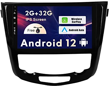 BXLIYER Android 12 IPS Autoradio Per Nissan X-Trail Qashqai J11 Rouge(2014-2018) - 2G+32G - Senza fili Carplay & Android Auto - GRATUITI Camera - DSP DAB Fast-boot Volante WIFI 4G -2 Din 10.1 Pollici