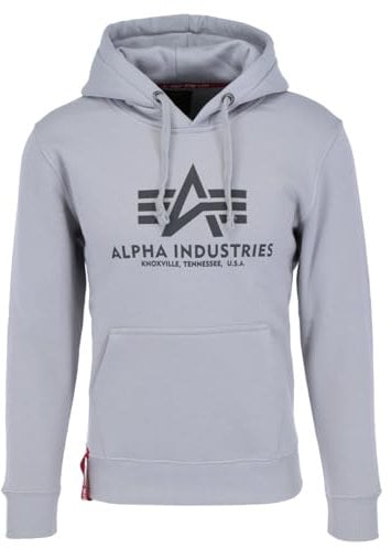 Alpha Industries Basic Hoody Kapuzensweat für Herren Pastel Grey