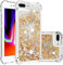 KBIKO-zxl Glitter Case Compatible with iPhone 7 Plus Case TPU Shockproof Protective Cover for iPhone 6 Plus, Cover Glitter Liquid Case for iPhone 7 Plus / 8 Plus / 6s Plus.Gold YBL
