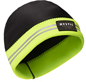 Mystic Watersports ? Surf, Kitesurfen und Windsurfen 2mm Neopren-Neoprenanzug, reflektierende Beanie-Mütze ? grelles Gelb