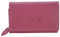 Money Maker - Grand Portefeuille en Cuir pour Femme - avec Protection RFID - Grand Espace de Rangement - Rose