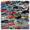 50Pcs Race Car Stickers for Laptop Car Bike Helmet Phone Guitar Skateboard Computer Sports Car Racing Car Vinyl Stickers Waterproof Aesthetic Trendy Sticker Pack Decals for Adults Teens Boys