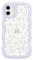 ZCDAYE Floral Case Compatible with iPhone 11, Aesthetic Flower Pattern & Cute Curly Wavy Shape Phone Case for Women Girls,Soft TPU Shockproof Cover for iPhone 11 (6.1 inch), Purple
