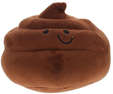 NUOBESTY Poop-puppe Lustiges Kotkissen Poop-wurfskissen Plüsch Weiches Kissen Kotkissen Spielzeug Kissen Umarmen Kissenknebel Werfen Plüschiges Poop-kissen Karikatur Pp Baumwolle Ornamente