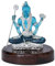 House Of Wemy Lord Shiva Imitationsglas-Skulptur – Statue für Auto-Armaturenbrett, Pooja, Tempel, Zimmer, Heimdekoration & Geschenke zu festlichen Anlässen, Standardgold (3x3 Zoll)