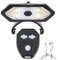 Fiorky Blinkerlampe für M365 Pro2 MI 4 Scooter-Rücklichter, intelligente drahtlose Fernbedienung, wasserdichte LED-Warnlampe