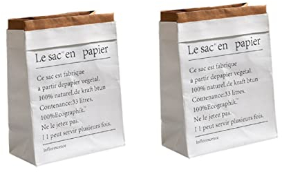 MAGICLULU 2st Kraft Papiertüte Getrockneten Blumen Papierschachteln Umhüllen Wickeltasche Snack Kraftbrot Packsack Yoyo-fall Papierstau Getrocknete Blumen Trockenblumenständer Weiß