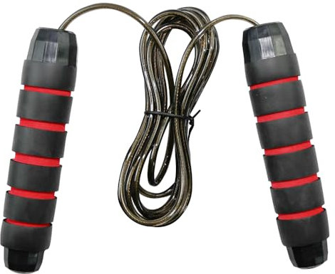 Ram® Skipping Rope Men Womens Kids Gym Adjustable Skipping Rope For Exercise Fat Burnout Workout Gym Training Rope