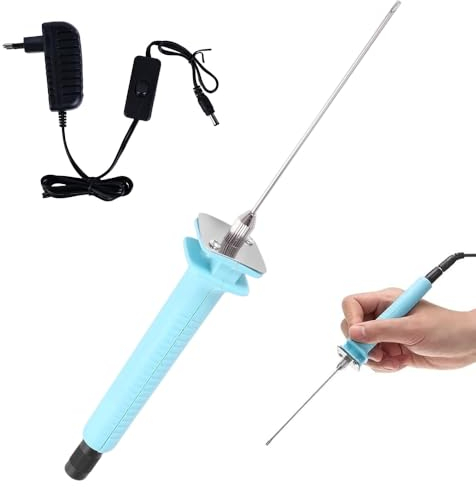 KBIBCK Taglia Polistirolo Professionale, 110-250V 18W Coltello Caldo Polistirolo Polistirene Penna, Taglierina per Schiuma, Taglierina per Pannelli in Schiuma, per fai da te amatoriale