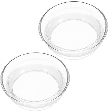 Amosfun 2pcs Water Pitcher Lid Replacement Glass Covers for Water Jugs Airtight Sealed Lid for Drinks