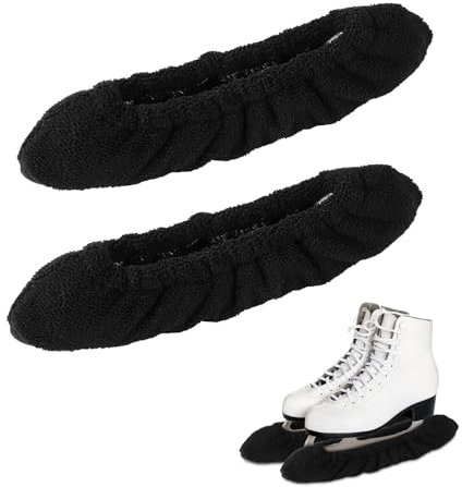 lasuroa Schlittschuh Kufenschoner, Schlittschuhschoner Schlittschuhschoner Eiskunstlauf Schlittschuhe Kufenschutz für Hockey-Schlittschuhe Kunstlauf Schlittschuh(Schwarz, Klein)