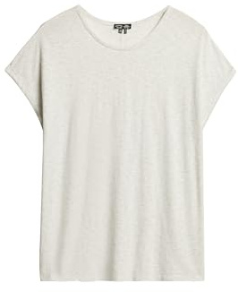 Superdry Damen Locker geschnittenes Studios T-Shirt