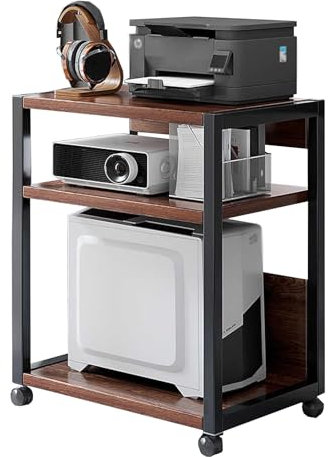 Medienständer Komponenten-Rack-Medienaufbewahrungsschrank, 2/3-stufiger AV-Medienständer, Video-Rack-Ständer, Aufbewahrungs-Entertainment-Stereokomponenten, perfekte DVD-Player, Spielekonsol