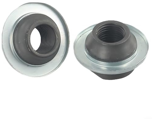 Konusmuttern für Fahrräder, 3/8 Zoll x 26 TPI, solide Hinterachse, Kompatibilität, Stahl, 2 Stück
