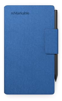 reMarkable Paper Pro Move Book Folio – Cobalt | Mosaic Weave Book Folio for your 7.3'' Paper Pro Move tablet, protective, lightweight tablet case