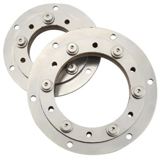 360-degree Stop Oversized Hole Adjustable Damping Rotating Bearing Round Flange Hinge 1Pcs(XG11-013-5-70)