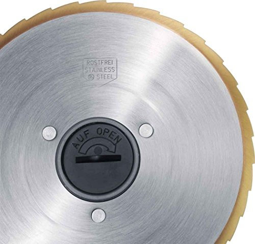 Graef 1441008 Edelstahlmesser gezahnt mit Titanbeschichtung, passend für Economic E 144, E 145, E 146
