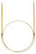 Addi Rundstricknadel, Bambus, Brown, 50cm x 2.5mm