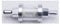 PW 461-759 Benzinfilter Chrom/Glas - Anschlußweite 8 mm