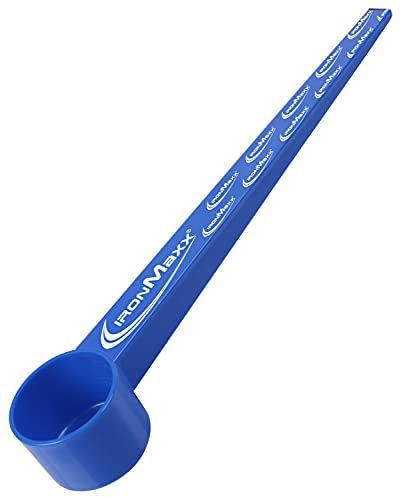 IronMaxx Measuring Spoon - Bleu 16cm | Mesure précise pour vos compléments alimentaires | Facile à nettoyer | Idéal pour les poudres et les liquides