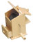 Panetta Casalinghi Rullo grattugia, Legno, Beige, 30 x 30 x 30 cm