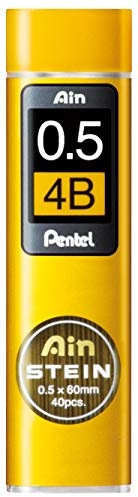 Pentel C275-4BO Ain Stein Boîtes de 40 mines de critérium 0,5 mm 4B lot de 12