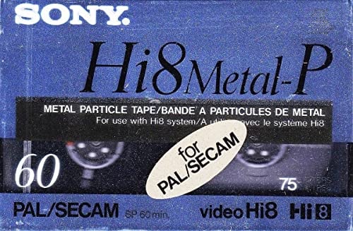 SONY Hi8 Metal-P für Camcorder Hi8