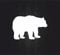 Akachafactory Aufkleber Sticker Auto Motorrad Bär Bear Beer Silhouette R1 Grizzlybär