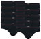 GÖTZBURG Herren Slip 740921 10er Pack, Farbe:Schwarz;Wäschegröße:XL