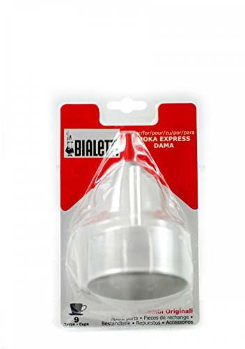 Bialetti 19404600 Blister Imbuto Moka, Alluminio, Argento