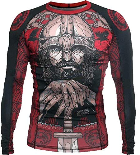 Hardcore Training Viking 3.0 Rash Guard Men's Kompressionshemd Herren Lange Ärmel Grappling Jiu Jitsu MMA Fitness Boxen No Gi