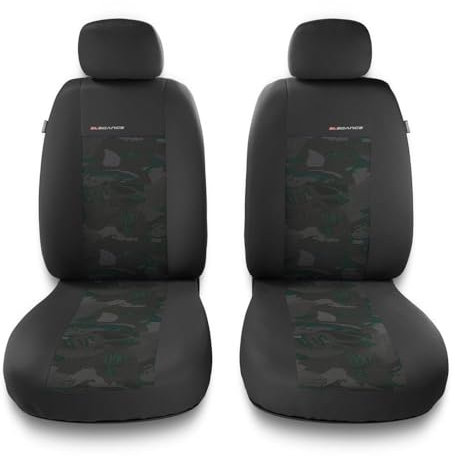 Mossa - Universal Sitzbezüge Auto kompatibel mit VW Volkswagen Caddy II, III, IV, V (1995- ) - Autositzbezüge Schonbezüge für Autositze - 2UNE-GR