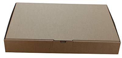 10 St. Maxibriefkarton 350 x 250 x 50 mm DIN A4 braun Warensendung Faltkarton, Warenpost, Klappdeckelkarton