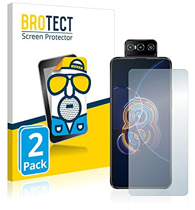BROTECT Schutzfolie für ASUS ZenFone 8 Flip | 2 Stück Entspiegelnder Displayschutz Made in Germany Matte Displayschutz-Folie Anti-Reflex Anti-Fingerprint Einfache Montage