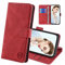 FMPCUON Etui Coque pour Motorola Moto Edge 20,[Housse en Cuir PU Premium] [Pochette de Portefeuille] [Etui à Rabat],avec Fentes pour Cartes pour Motorola Moto Edge 20,Rouge