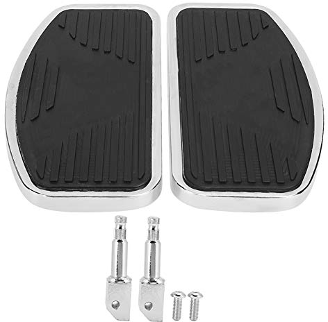 Qiilu Repose-pieds en Caoutchouc pour Moto Repose-pieds pour Shadow ACE VT400/750 97-03