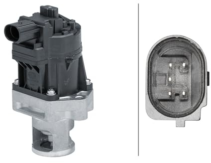 HELLA 6NU 014 864-741 AGR-Ventil - elektrisch - 5-polig - mit Dichtung | Kompatibel mit: ALFA ROMEO 159, 159 Sportwagon, BRERA, GIULIETTA, GIULIETTA Kasten/Schrägheck, MITO, SPIDER, CADILLAC BLS