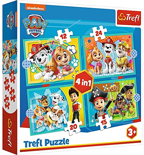 Brandsseller 4 in 1 Kinder Puzzle Set 4 x Puzzle mit Motiv