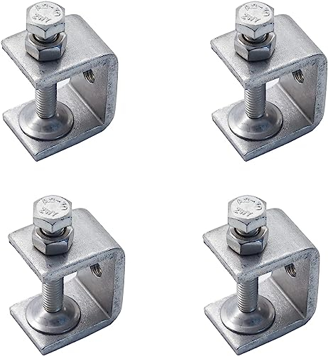 C Klemme, Heavy Duty C-Zwingen, Edelstahl C-Clamp, Stark und Robust, Holzbearbeitung Fixture Clamp, für Holzbearbeitungswerkzeuge, Autoreparatur, 4 Stück