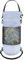 Portable Boat Trash Bags Outdoor Boats Trash Container Medium Hoop Mesh Trash Bags Reusable Boat Garbage Container Boat Cabin Storage for Men Women Adults Boat Kayak Camper Fishing Sea (Grey)