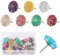 30stk Glänzend Stecknadeln Diamant, Funkeln Stecknadeln Strass Bling Reißnägel Bling Push Pins für Korktafel Schwarzes Brett Zuhause Büro Dekore (Mehrere Farben)