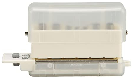 Manueller Locher, Ele-Locher, Elektrischer 30-Loch-Papierlocher, Verstellbar, für Büro, Zuhause, Schüler, Schreibwaren, Bindewerkzeuge, Strapazierfähiger Kommerzieller Locher für (Transparent)