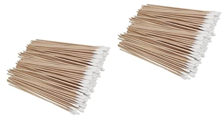 POPETPOP Wattestäbchen Reinigen 8 Packungen Wattestäbchen Mit Holzstäbchen Sauber Reinigung Wattestäbchen Hölzern 15c Holzstöcke